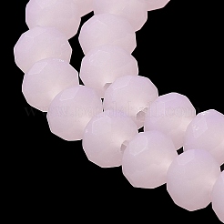 Imitation Jade Solid Color Glass Beads Strands&nbsp;X-EGLA-A034-J8mm-MD02