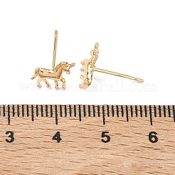 Brass Stud Earrings&nbsp;EJEW-F403-07G