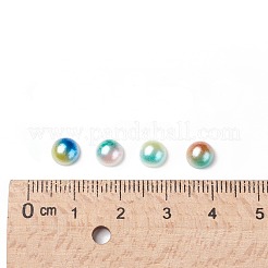 Imitation Pearl Acrylic Cabochons&nbsp;OACR-R063-6mm-M
