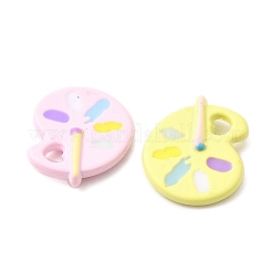Spray Painted Alloy Enamel Pendants&nbsp;FIND-C075-08