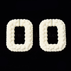 Spray Painted CCB Plastic Linking Rings&nbsp;CCB-Q091-009F