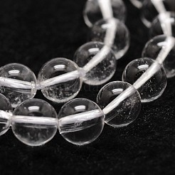 Natural Quartz Crystal Beads Strands&nbsp;X-G-D840-61-8mm