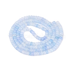 Ombre Effect Dyed Glass Beads Strands&nbsp;X-GLAA-Q106-05A-A15