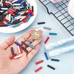 200Pcs 10 Colors ABS Plastic Aglets for Shoelaces&nbsp;FIND-PH0021-21