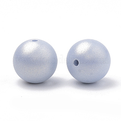 Spray Painted Style Acrylic Beads&nbsp;MACR-T010-8mm-03