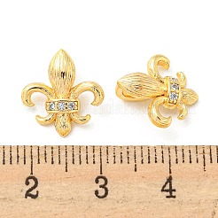 Brass Micro Pave Cubic Zirconia Charms&nbsp;KK-Q809-08G