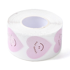 500Pcs Heart with Thank You Roll Stickers&nbsp;DIY-U008-01B