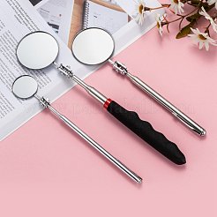 3 Pcs 3 Styles Rectangular Telescoping Inspection Mirror&nbsp;AJEW-OC0002-13