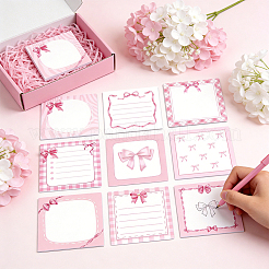 9Pcs Square Paper Sticky Note Pads&nbsp;DIY-CP0014-13A