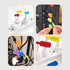 30Pcs Nylon Hook and Loop Cable Labels&nbsp;FIND-SP0004-89C