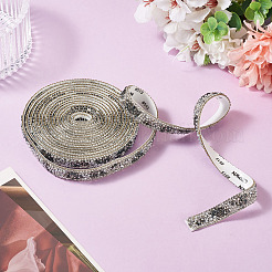 Hotfix Rhinestone Ribbon Trimming&nbsp;DIY-TAC0051-002E-1