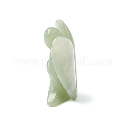 Natural Xiuyan Jade Angel Figurine&nbsp;DJEW-N006-01A-37