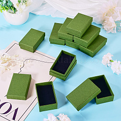 12Pcs Cardboard Paper Jewelry Storage Boxes with Sponge&nbsp;CON-TA0001-43D