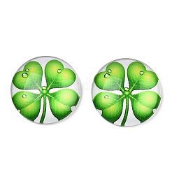 Flatback Glass Cabochons for DIY Projects&nbsp;GGLA-ZX026-25mm-07A