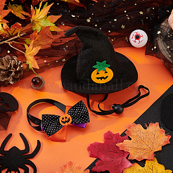 Polyester Pet Hat & Ties&nbsp;AJEW-WH0453-39