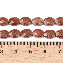 Synthetic Goldstone Beads Strands&nbsp;G-H349-A01-17