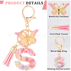 Zinc Alloy Tassel Keychain&nbsp;KEYC-WH20004-12T