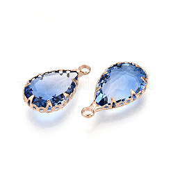 Transparent Glass Charms&nbsp;GLAA-YW0005-01H