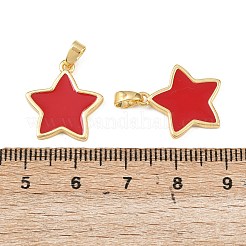 Brass Resin Pendants&nbsp;KK-B161-01G