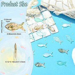 16Pcs 4 Colors Natural Shell Pendants&nbsp;SHEL-CJ0001-40
