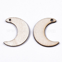 Unfinished Natural Poplar Wood Pendants&nbsp;WOOD-S045-106