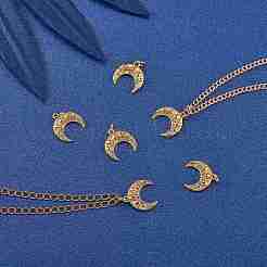 6Pcs Brass Clear Cubic Zirconia  Pendants&nbsp;KK-SZ0004-63