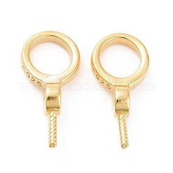925 Sterling Silver Screw Eye Peg Bails&nbsp;STER-D035-46G