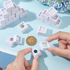 Square Plastic Loose Diamond Storage Boxes&nbsp;CON-WH0095-49A