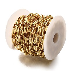 Rectangle Brass Link Chains&nbsp;CHC-Q020-01G