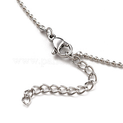 Brass Ball Chain Necklaces&nbsp;X-NJEW-JN02912-02