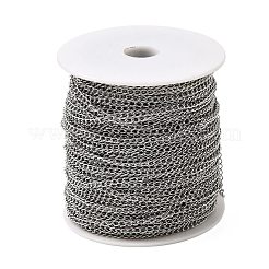 Tarnish Resistant 304 Stainless Steel Curb Chains&nbsp;CHS-R005-100m-01