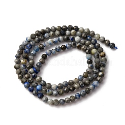 Natural Lapis Lazuli Beads Strands&nbsp;G-L629-B01-3mm-01