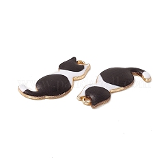 Rack Plating Alloy Enamel Pendants&nbsp;ENAM-K050-03B