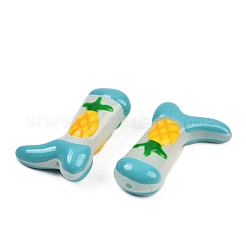 Boot Baking Paint Glass Enamel  Beads&nbsp;LAMP-C020-02E