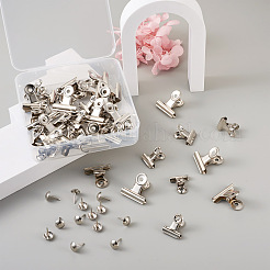 Iron Clips and Round Head Drawing Pins&nbsp;AJEW-TA0001-14P