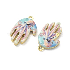 Printed Brass Pendants&nbsp;KK-CBA84C5-13G-03