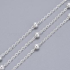 Brass Flat Oval Cable Chains&nbsp;X-CHC018Y-S