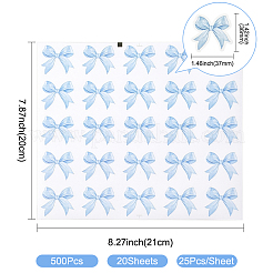 Bowknot PP Stickers&nbsp;DIY-WH20007-281A