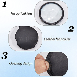 4Pcs Magnifying Glass&nbsp;AJEW-SP0002-48