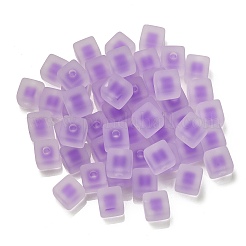 Frosted Acrylic European Beads&nbsp;OACR-G012-14H