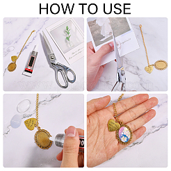 DIY Oval Alloy Bachelor's Hat Pendant Decoration Making Kits&nbsp;HJEW-GL00019