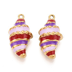 304 Stainless Steel Enamel Pendants&nbsp;STAS-N124-05G