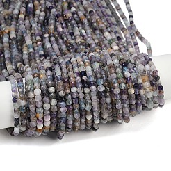 Natural Fluorite Beads Strands&nbsp;G-L628-D06-01