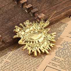 Evil Eye Alloy Rhinestone Brooches for Backpack Clothes&nbsp;JEWB-A030-01G