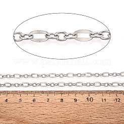 304 Stainless Steel Oval Link Chains&nbsp;CHS-Q009-15P