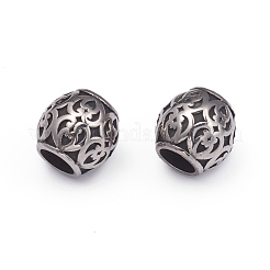 304 Stainless Steel European Beads&nbsp;STAS-G220-43AS