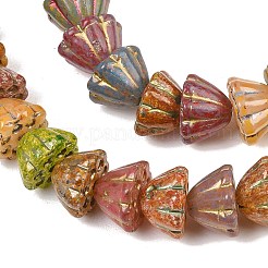 Painted Glass Beads&nbsp;GL-CBA4370-05