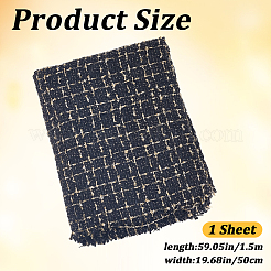 Tartan Pattern Cloth Fabric&nbsp;DIY-WH20009-37B-03