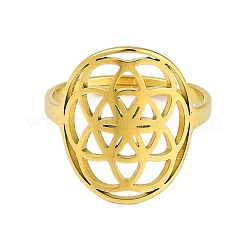 201 Stainless Steel Adjustable Rings for Women&nbsp;RJEW-M008-01G