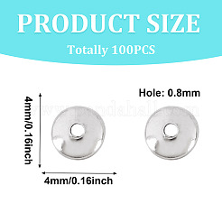 100Pcs Brass Bead Caps&nbsp;KK-TADJ0001-33